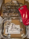New All-clad 16" X 14" Roti Pan 5016 Stainless Steel Roaster W/rack Forks Mitts. Price: $100.80.