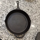 Jim Beam 12" Pre Seasoned Cast Iron Skillet New. Price: $35.00.