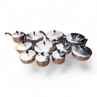 Farberware Vintage Aluminum Clad Stainless Steel Pots And Pans 22 Piece Set Usa Used. Price: $325.00.