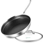 Lolykitch 10 Hybrid Nonstick Stainless Steel Saut Pan With Lid,deep Frying New. Price: $74.70.