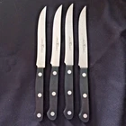 Zwilling J.a. Henckels Twin Gourmet 4-PC Steak Knife Set Wood Handle Mint Used. Price: $57.05.