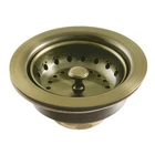 Kingston K111BAB Tacoma Basket Strainer, Antique BRASS,4.44 X 2.5 Open. Price: $15.72.