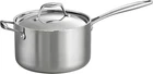 Tramontina Tri-ply Clad Stainless Steel 4-QUART Saucepan W/ Lid Made Brazil New. Price: $62.99.
