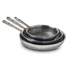 T-fal Hybridmesh 3 Piece Frypan Set 8 10.5 12 Inch Nonstick Stainless Steel New. Price: $173.39.
