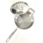 Cuisinart Multiclad Pro 3.5 Qt Stainless Steel Saut Pan With Lid MCPS33-24HN Used. Price: $35.95.