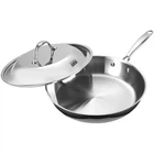 Cooks Standard Multi-ply Clad 12-INCH Stainless Steel Frying Pan With Lid New. Price: $79.99.