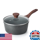 Sensarte 2.5QT Nonstick Saucepan W/lid, Swiss Granite Coating, Induction Compati New. Price: $42.89.