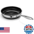 Innerwell 8 Inch Non Stick Pans, Titanium Ceramic Tri-ply Stainless Steel Skille New. Price: $93.30.