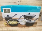 Gibson Home Casselman 7 Piece Cookware Set In Black With Bakelite Handle New. Price: $42.95.
