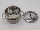 Creuset Stainless Steel Steamer 3.0L 20CM 8" Nice Condition 3-1/5 Quart Used. Price: $179.95.
