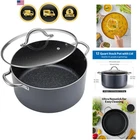 12 Quart Cooking Pot, Large Non Stick Induction Stock Pots With Lid, All Stov... New. Price: $106.65.