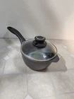 Swiss Diamond Classic Nonstick Saucepan W/ Glass Lid 1.4 Quart - Guc Used. Price: $37.95.