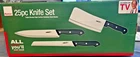 New!! The Ronco Full 25 Piece Set Showtime Knives Unopened Original Box. Price: $42.50.