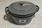 Staub Cast Iron, 5 Qt, Round, Dutch Oven, 3-PC Stackable Set New. Price: $215.00.
