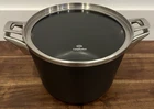 Calphalon Xlarge 8 Qt Stockpot/cover Premier Space Saving Hardanodized Nonstick Used. Price: $69.99.