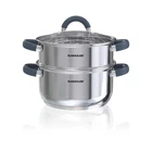 Sunhouse 3 Quarts Steamer Pots With Lid, 2-TIER Multipurpose New. Price: $45.49.