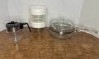 Pyrex Lot - 1.5 Qt Sauce Pan Pot Pour Spout 6213B Store & See 7802C Carafe Used. Price: $40.67.