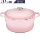 Enameled Cast Iron Dutch Oven Cooking Baking Roasting Simmering All Cooktops New. Price: $49.76.