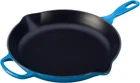 Creuset Enameled Cast Iron Signature Handle Skillet, 11.75", Marseille New. Price: $297.51.