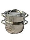 Kirkland Professional Copper Core Chef's 4 Qt Saucepan Pot Steamer Lid Stainless Used. Price: $67.99.