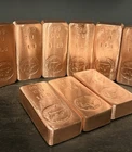 10 .999 Hand Poured Copper Bullion Set Of Ten 1LB Engraved Bars New. Price: $249.95.