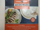 Nordic Ware Microwave Rice & Pasta Cooker, 8 Cup Capacity Used. Price: $10.00.