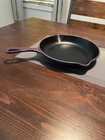 Creuset Cassis Purple Enameled Cast Iron Skillet Fry Pan 10" Made In France Used. Price: $99.00.
