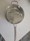 Cuisinart 3QT 2.8L Stainless Steel Saut Pan Model #7333-24HM W/lid Induction Used. Price: $15.96.