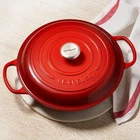 Creuset Signature 3.5 Qt Shallow Casserole Braiser, 30CM Cerise Color New. Price: $199.00.