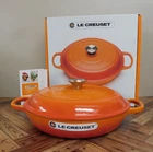 Le Creuset Signature Cast Iron 3.5 Quart Braiser In Volcanique Flame - New. Price: $349.95.
