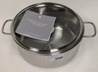 Wmf Diadem Plus 24CM Stainless Steel Low Casserole W/ Lid 4.5L Induction (dent) New. Price: $69.99.