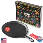 Uno Casa Cast Iron Comal Pan 11.5 Inch - Skillet For Roti, Tawa/dosa Patacon New. Price: $58.88.