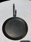 De Buyer Blue Carbon Steel Crepe & Tortilla Frying Pan 9.5 Diameter, 7.75 Used. Price: $45.00.