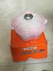 Creuset Floral Flower Cocotte Enamelled Cast Iron French / Dutch Oven Pink 2L New. Price: $479.99.