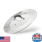 Wishdirect Universal Stainless Steel Glass Lid Cover 8.25"-12" Pots Pans New. Price: $28.48.