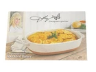 Dolly Parton 2.4 Qt Stoneware Speckled Baker Pan Rectangle W/ Handles. Price: $26.95.