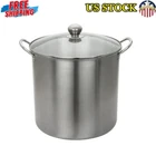 Stainless Steel 21.5 Quart Food Canner W/ Tempered Glass Lid MS51100026269 New. Price: $51.55.
