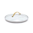 Greenpan 8" Tempered Glass For Pots And Pans Cookware, Lid, Gold New. Price: $34.52.