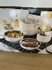 Cuisinart 11 Piece Set Stainless Steel Cookware Vanilla Cream New. Price: $169.00.