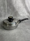 Kitchen Craft West Bend 8 Inch Skillet With Lid 53095 Stainless Used. Price: $64.00.