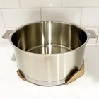 Cristel Strate Cookware 4 Qt Stew Pan Flat Lid Stainless Steel 18/10 Inox New. Price: $285.00.