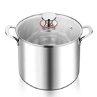 E-far 12-QUART 18/10 Stainless Steel Stock Pot W/ Lid Induction Ready New. Price: $94.23.
