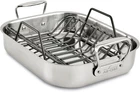 All-clad Stainless-steel Roasting Pan With Nonstick Rack 11X14 Inch New. Price: $115.16.