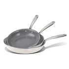 Ceramic Nonstick Frying Pan Set 3-PIECE Skillet (8", 9.5", 11"), Pfoa &... New. Price: $100.68.