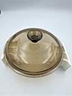 Pyrex Visions 8 1/4" Replacement Lid For 2.5 Qt Amber Sauce Pan V25C Used. Price: $13.99.