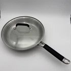 Calphalon 1390 10" Stainless Steel Fry Pan Skillet Heavy Duty Kitchen Essentials Used. Price: $32.75.