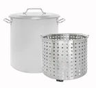 Concord Stainless Steel Stock Pot W/steamer Basket New. Price: $129.98.