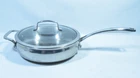 Belgique Sauce Pan 3QT Skillet With Vented Glass Lid Oven Safe Cookware Large Used. Price: $29.99.