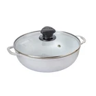Imusa Caldero Stock Pot, 4.3QT Cast Aluminum, Glass Lid, 26CM, Stews Soups Rice New. Price: $45.14.