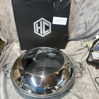 Hexclad Hybrid Nonstick 14-INCH Frying Pan With Stainless Steel Lid, Stay-cool Used. Price: $179.98.